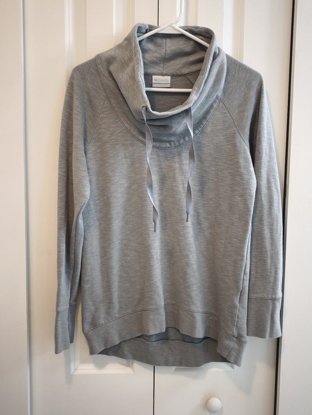 Columbia Women's Gray Cowl Neck Pullover Sweatshirt Size S